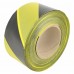 70mm x 500m Yellow/Black Non-Adhesive Barrier Tape